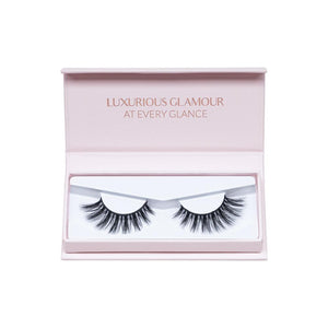 Best False Lashes for Round Eyes Mandee Lashes in packaging